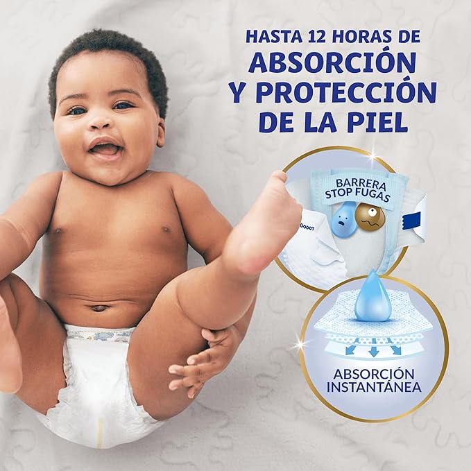 Dodot Pañales Bebé Sensitive, Talla 1 (2-5 kg), 224 Pañales + Regalo de 40 Toallitas Aqua Pure 99% Agua, Hasta 12 h De Protección Antifugas y Cuidado de la Piel, Pack Mensual