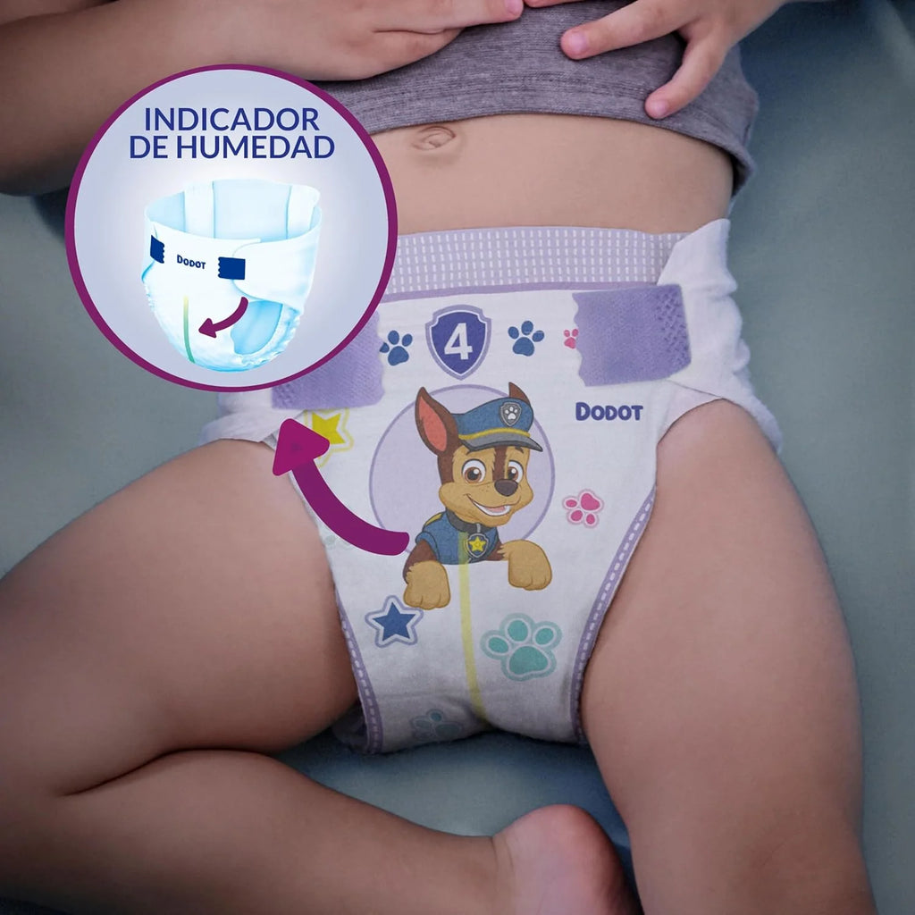 Dodot Pañales Bebé Activity, Talla 6 (13-18 kg), 116 Pañales, Hasta 12h de Protección Antifugas y Ajuste, Pack Mensual