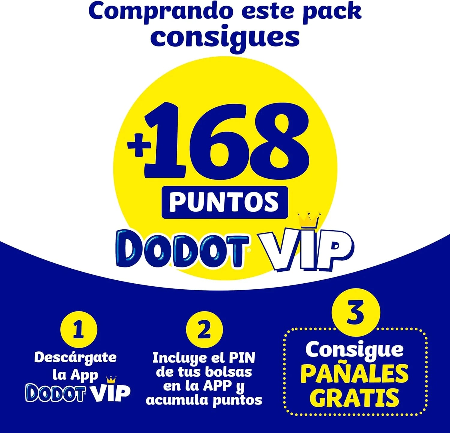 Dodot Pañales Bebé Sensitive, Talla 5 (11-16 kg), 168 Pañales + 4 Pants de Regalo, Hasta 12 h De Protección Antifugas y Cuidado de la Piel, Pack Mensual