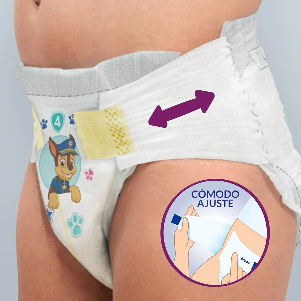 Dodot Pañales Bebé Activity, Talla 6 (13-18 kg), 116 Pañales, Hasta 12h de Protección Antifugas y Ajuste, Pack Mensual