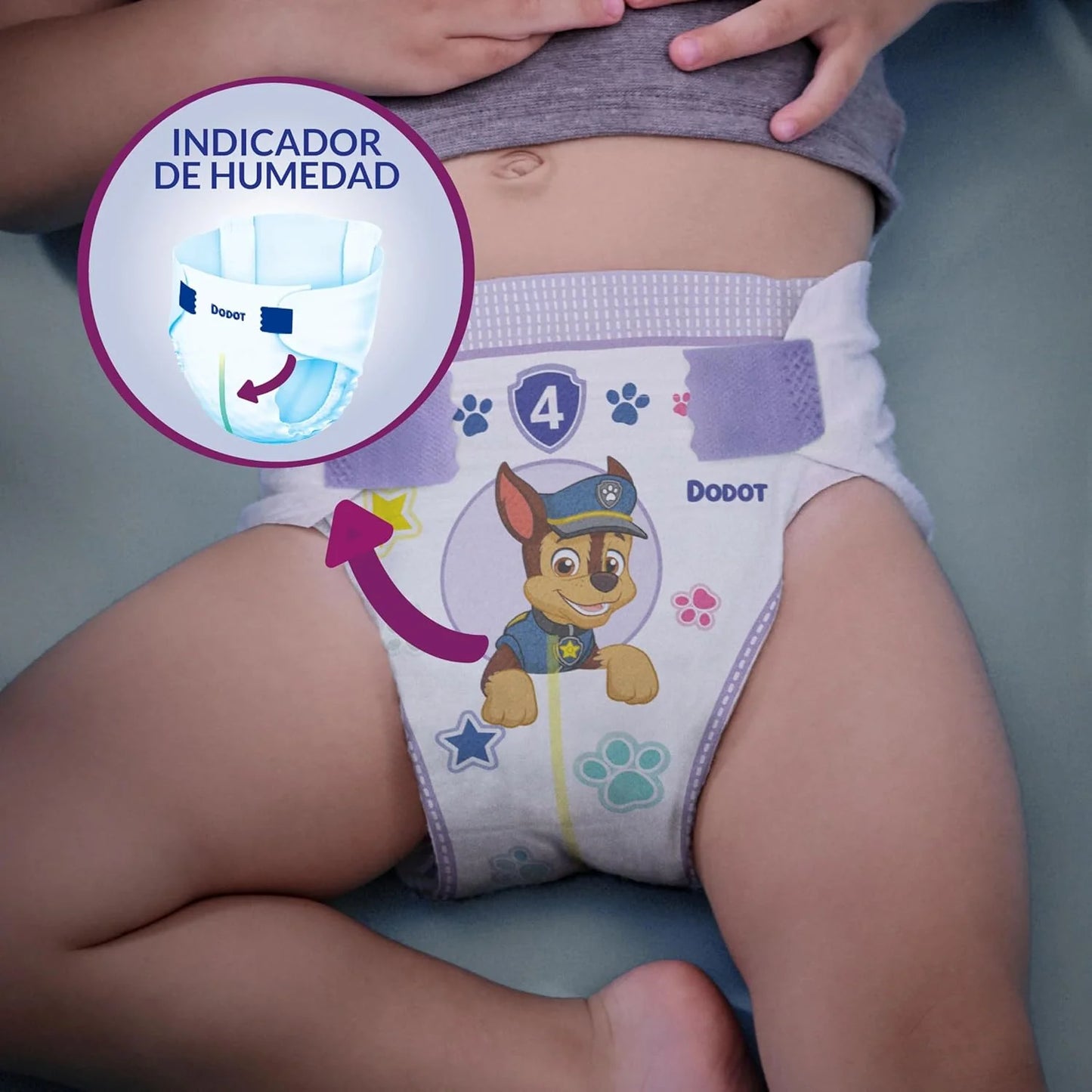 Dodot Pañales Bebé Activity, Talla 3 (6-10 kg), 168 Pañales, Hasta 12h de Protección Antifugas y Ajuste, Pack Mensual